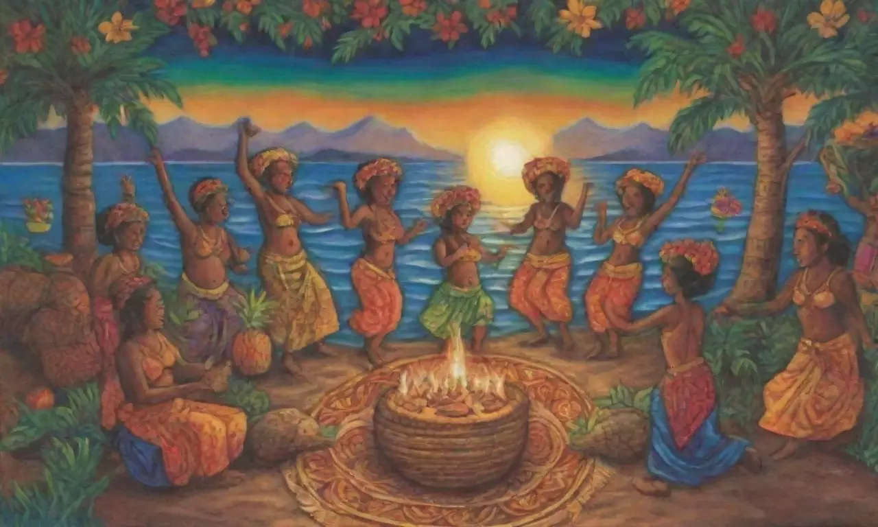Un vibrante mosaico de colores y culturas caribeñas celebra la esencia del folclore