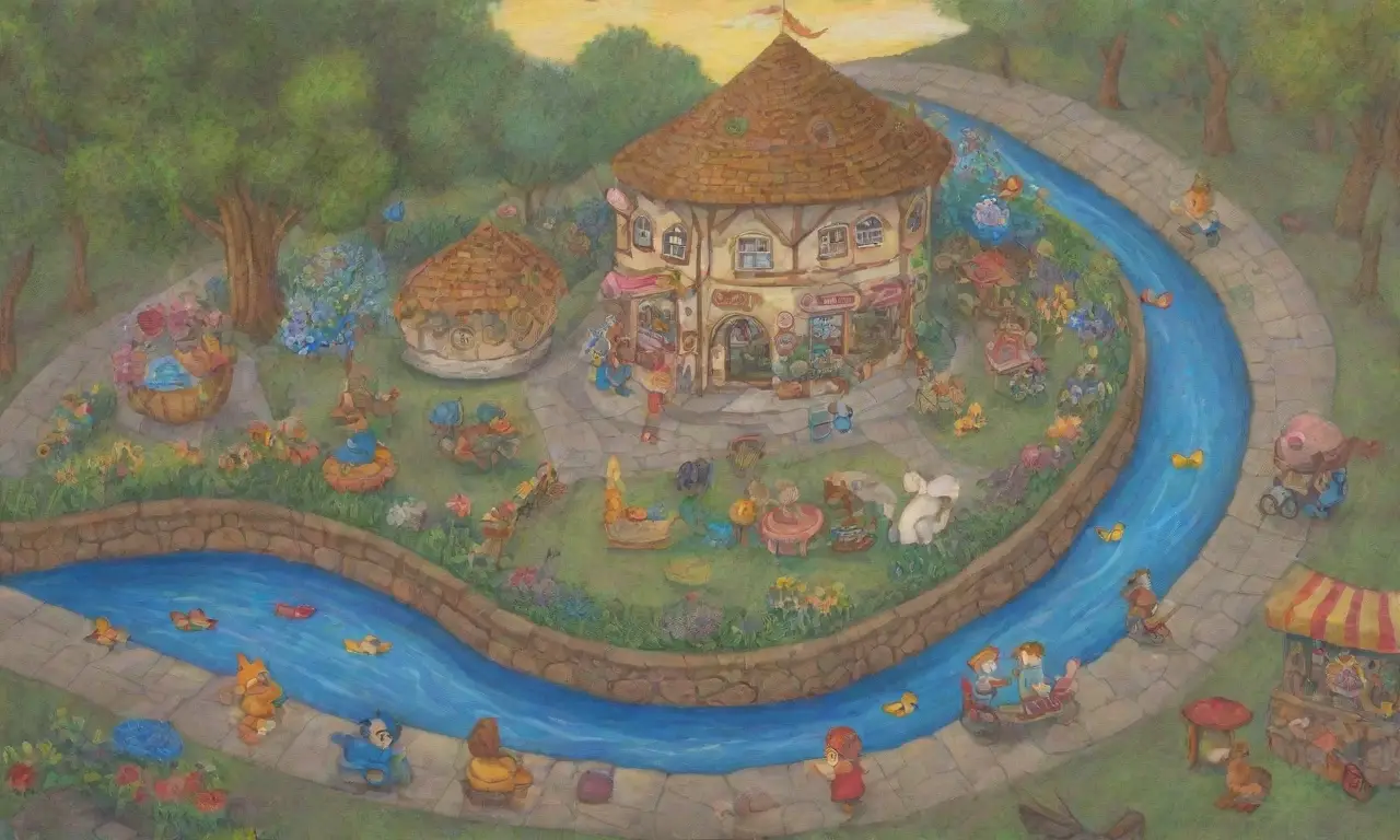 Un mural vibrante mezcla criaturas míticas
