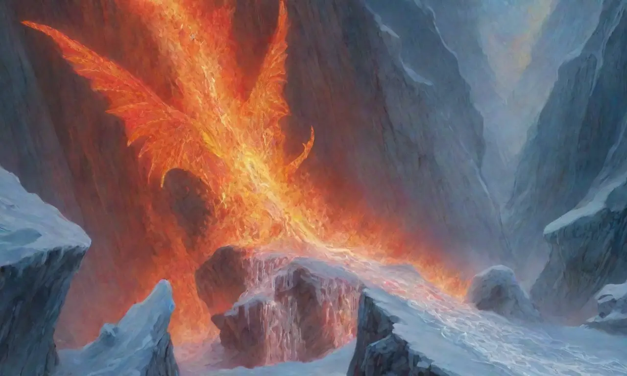 Un enfrentamiento místico entre fuego y hielo