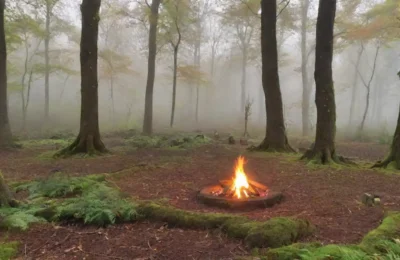 Un paisaje mágico de naturaleza