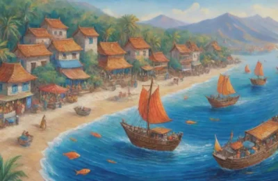 Un paisaje vibrante de mar