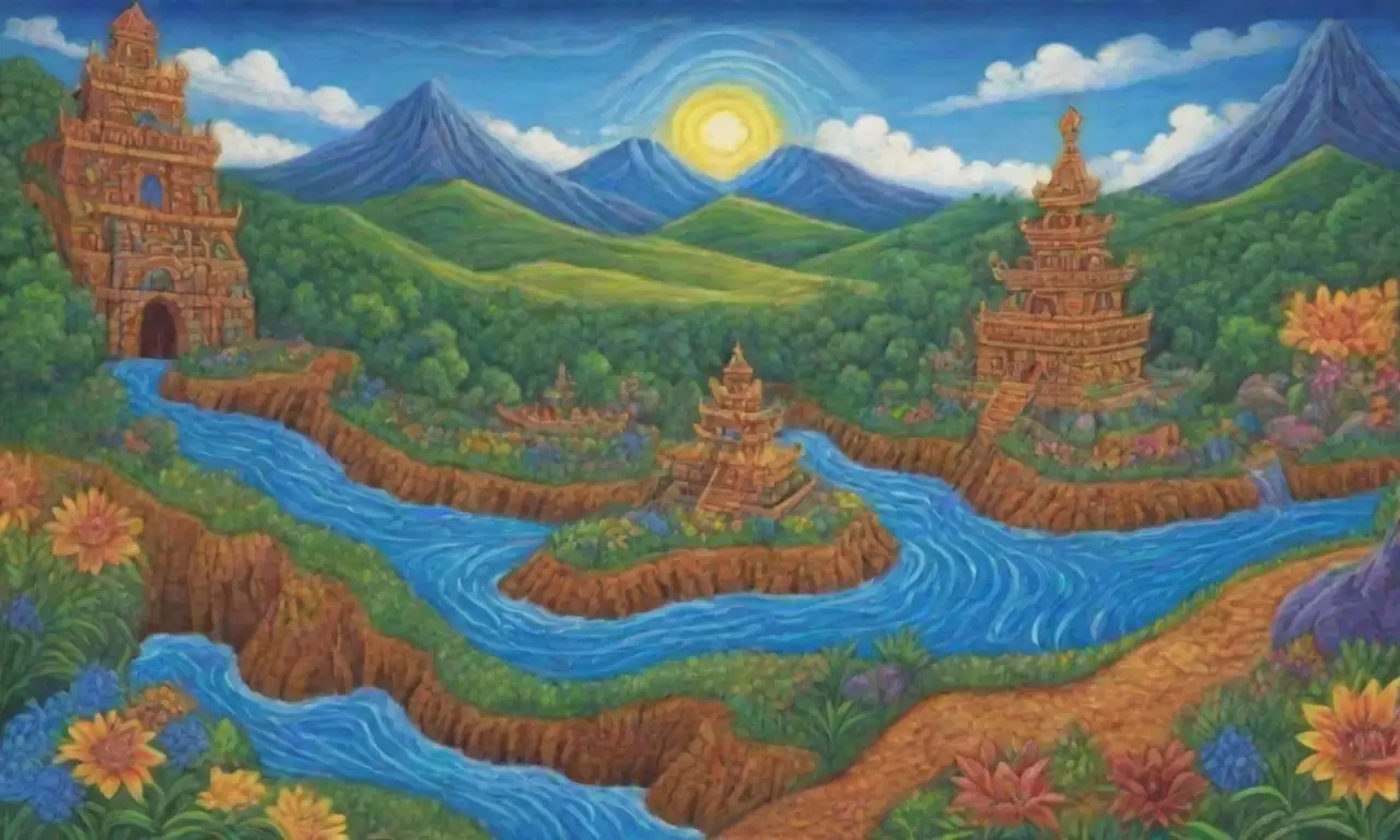 Naturaleza vibrante y rica en simbolismo cultural