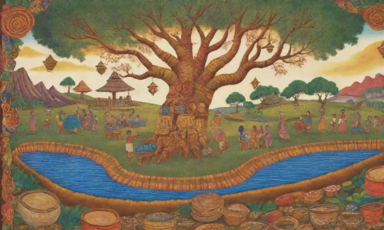Un paisaje vibrante y lleno de vida refleja historia