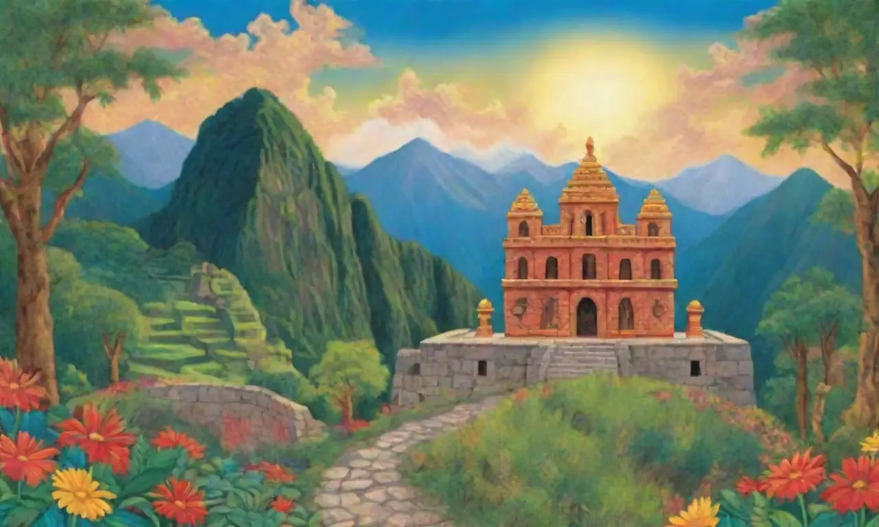 Un paisaje vibrante de historia y cultura inca se despliega entre montañas