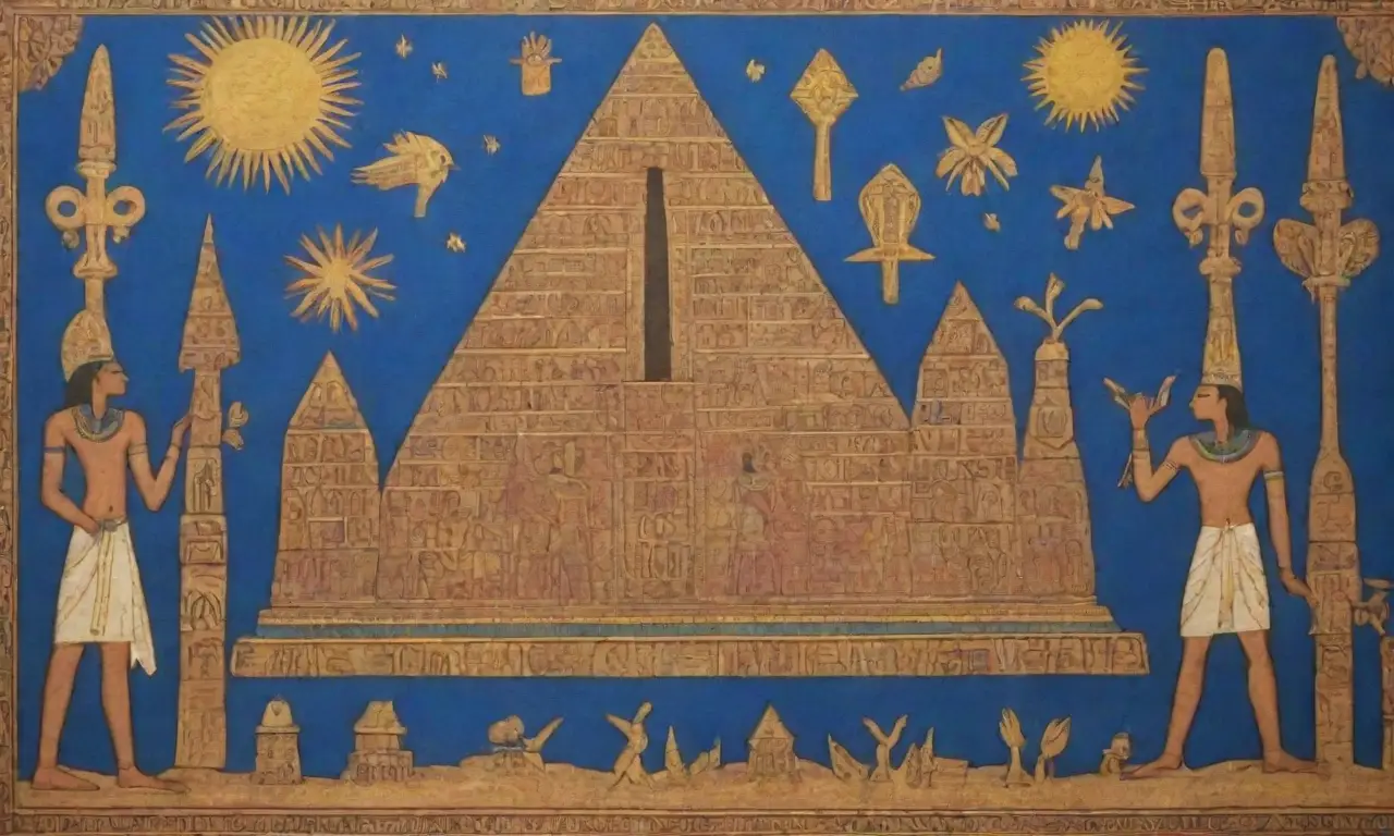 Un vibrante mosaico de la antigua Egipto