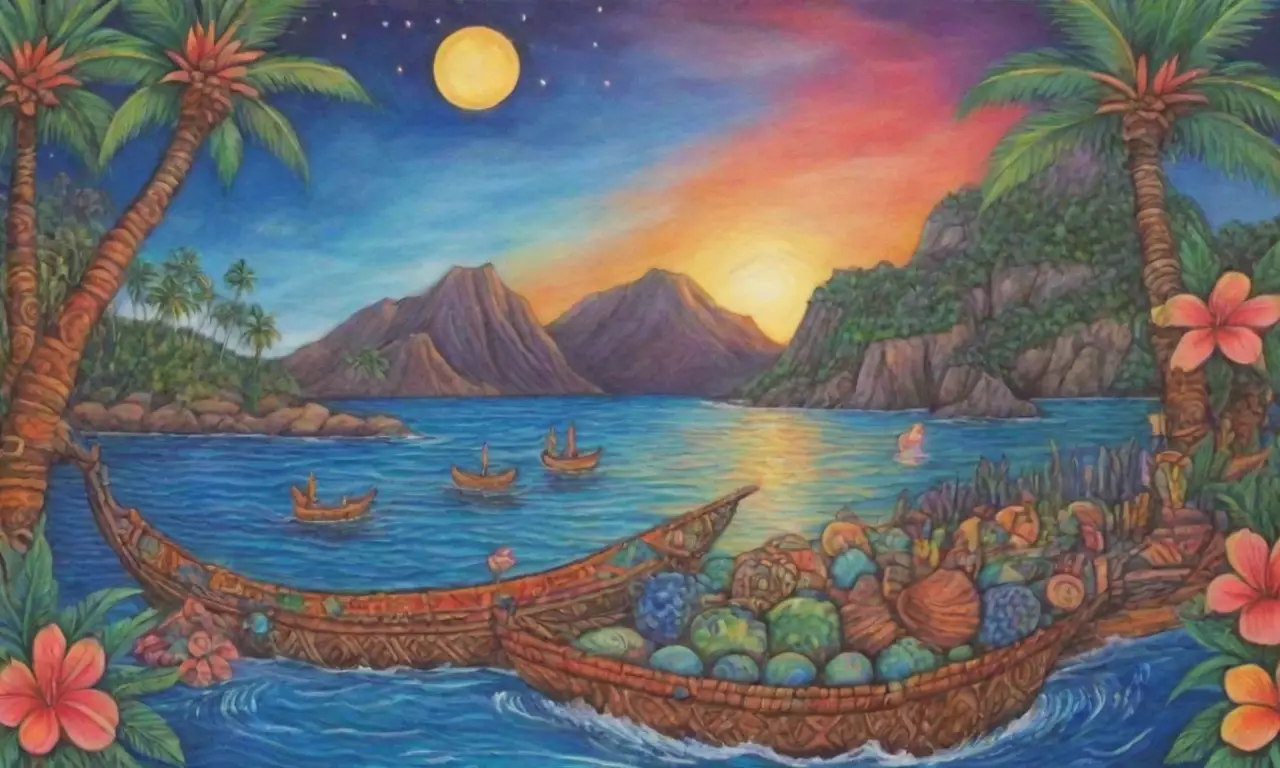 Un paisaje vibrante de océano