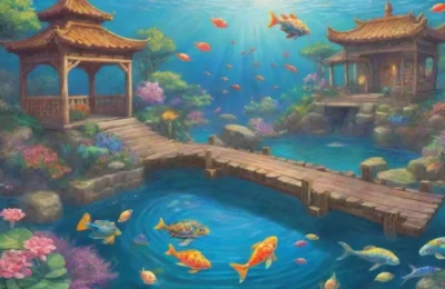 Un mágico paisaje marino con corales