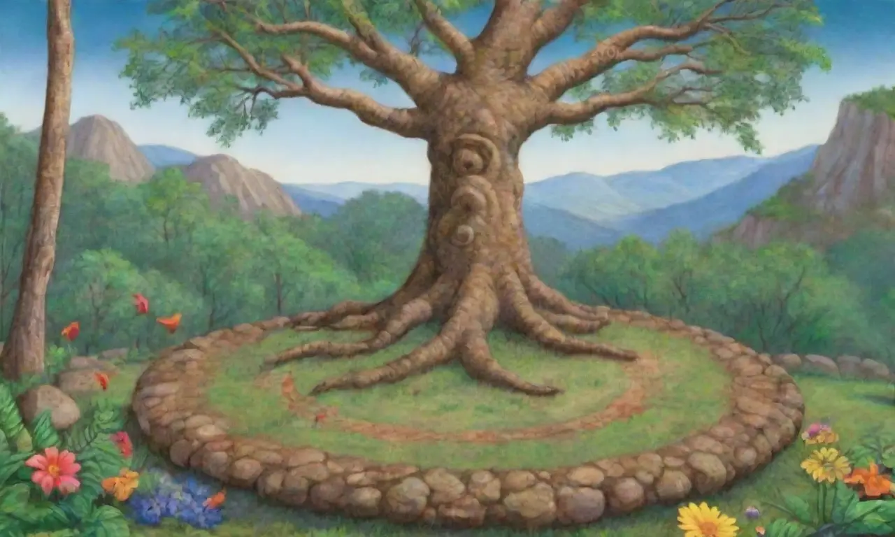 Un paisaje vibrante y lleno de vida que entrelaza naturaleza, historia y cultura