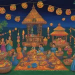 Ritual de la Fiesta de los Muertos en tradición azteca