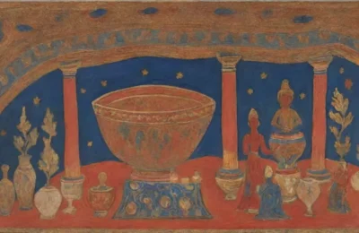 Tumbas etruscas con frescos vibrantes