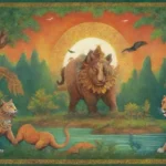 Animales sagrados en mitología y simbolismos asociados.