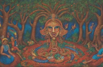 Una celebración vibrante de cultura y tradición en un entorno lleno de colores