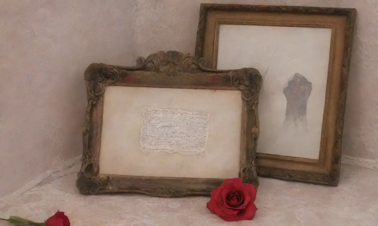 Un ambiente nostálgico con papel antiguo