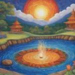 Elementos naturales en la mitología hindú: agua, fuego