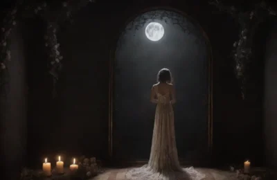 En una habitación oscura