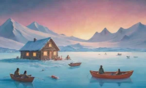 Un paisaje helado y mágico donde la naturaleza y la cultura inuit se entrelazan