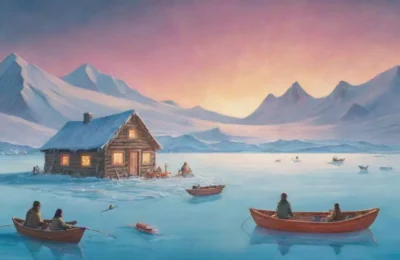 Un paisaje helado y mágico donde la naturaleza y la cultura inuit se entrelazan