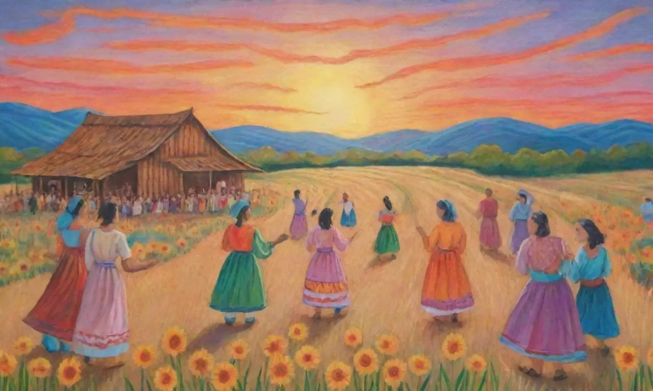 Un festival de cosecha lleno de vida, colores y tradiciones