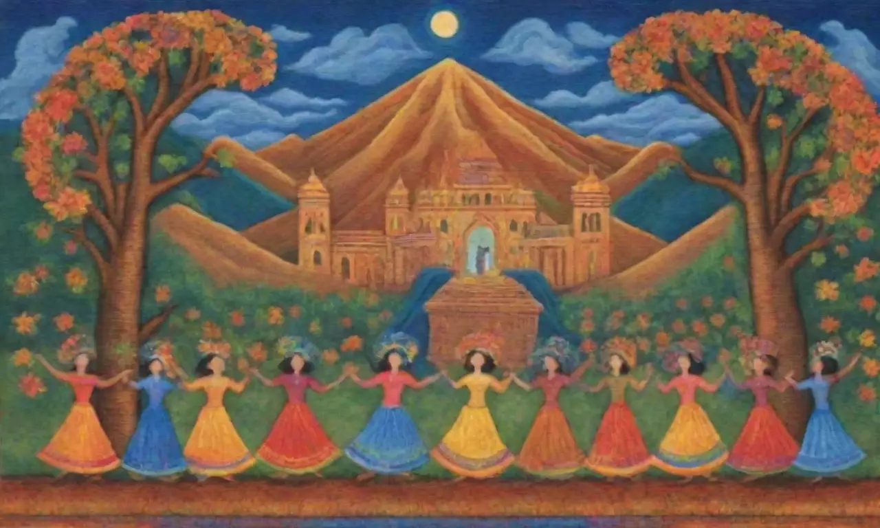 Un vibrante tapiz de colores