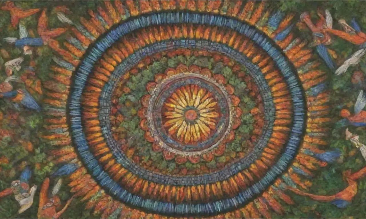 Un vibrante mosaico de colores