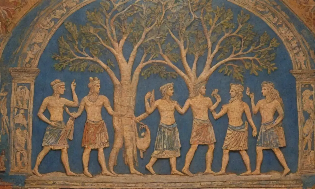 La cerámica griega antigua presenta diseños intrincados y coloridos que representan mitología y rituales