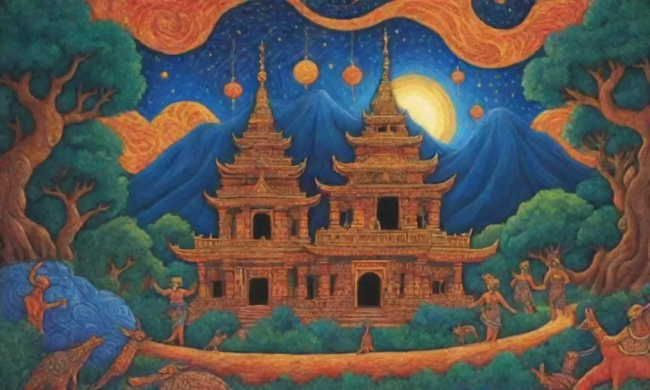 Colores vibrantes, patrones intrincados y elementos culturales que celebran la vida y la tradición
