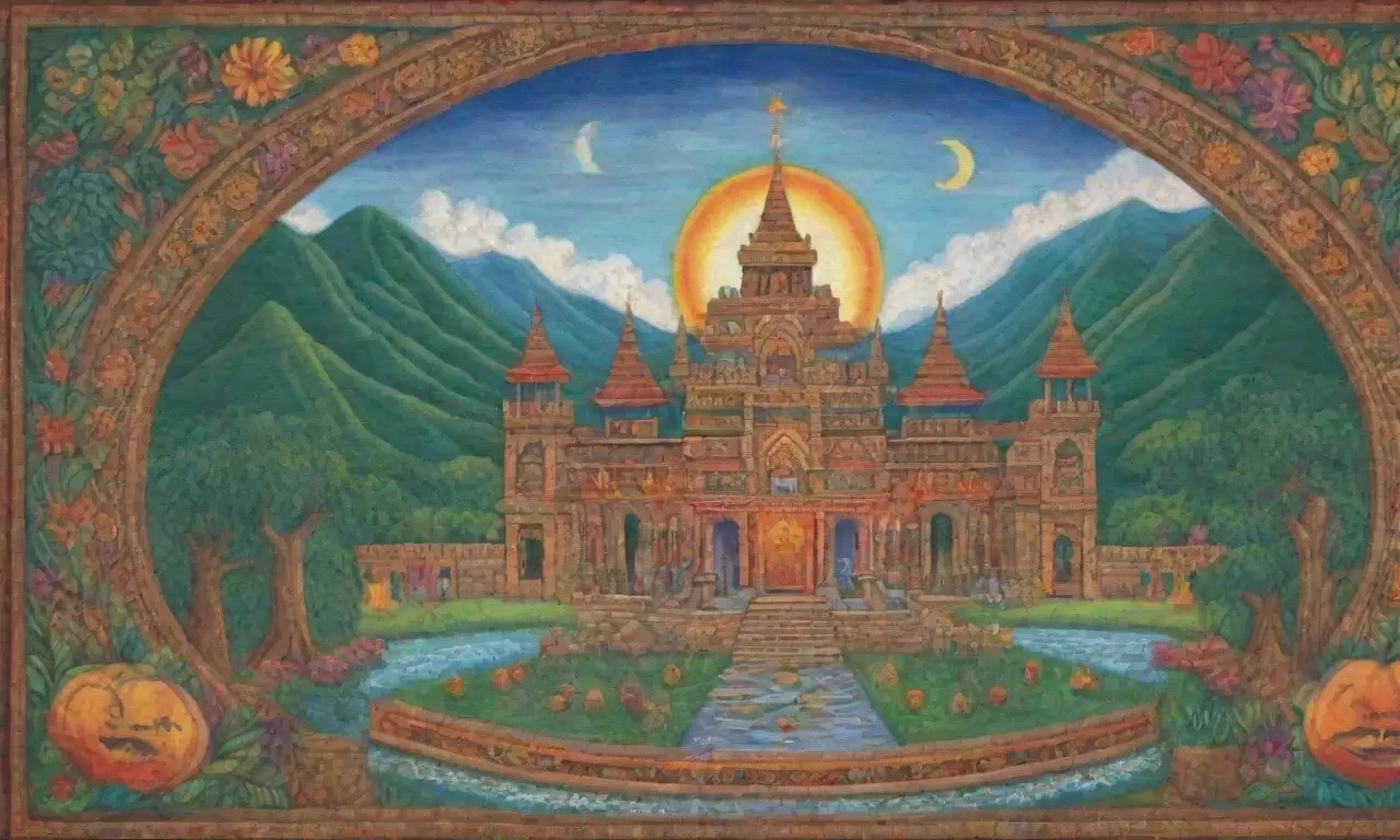 Un mosaico vibrante de culturas, símbolos y paisajes sagrados