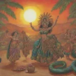 Ceremonia de la Serpiente en tradición tal vez africana