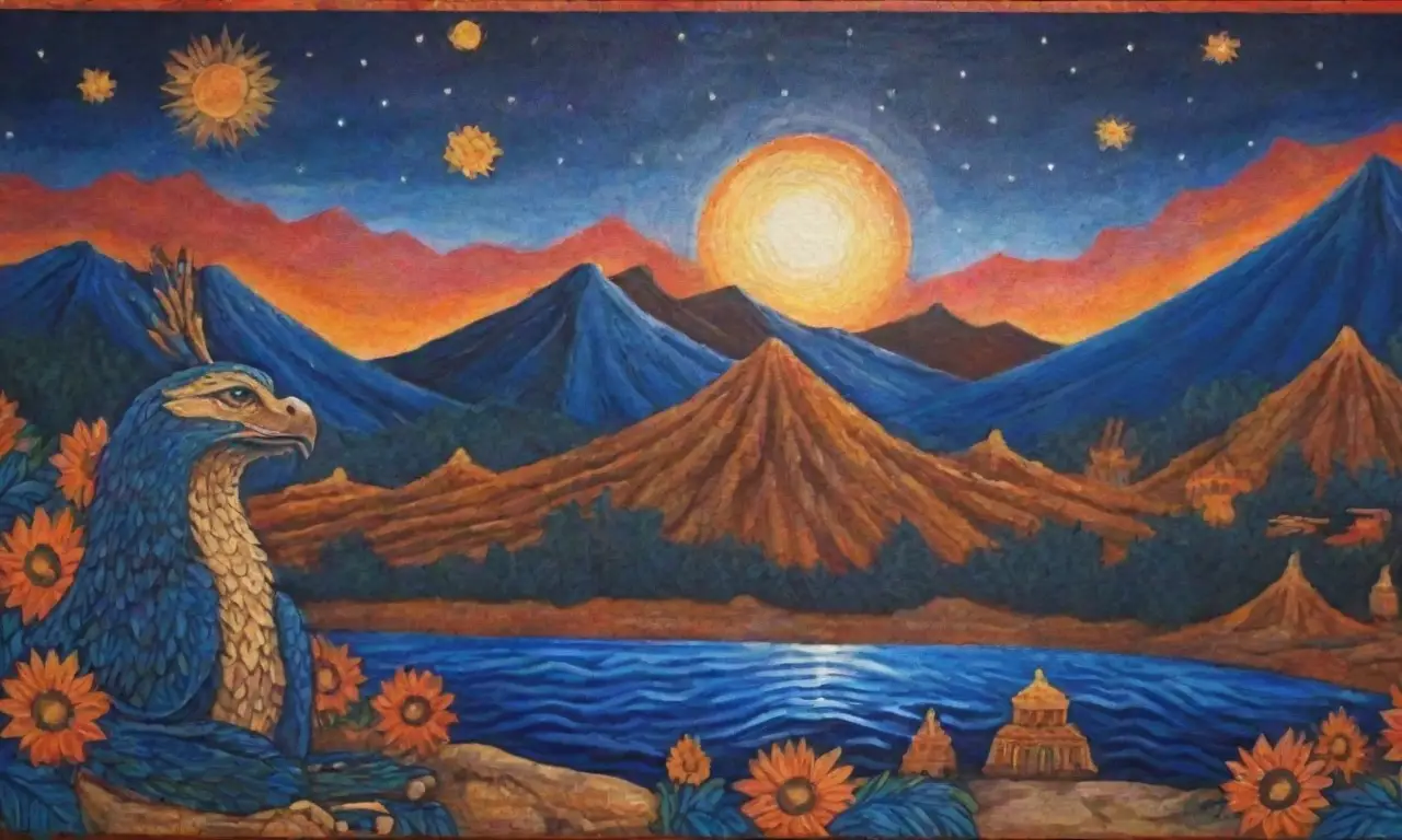 Un viaje visual cautivador de colores vibrantes