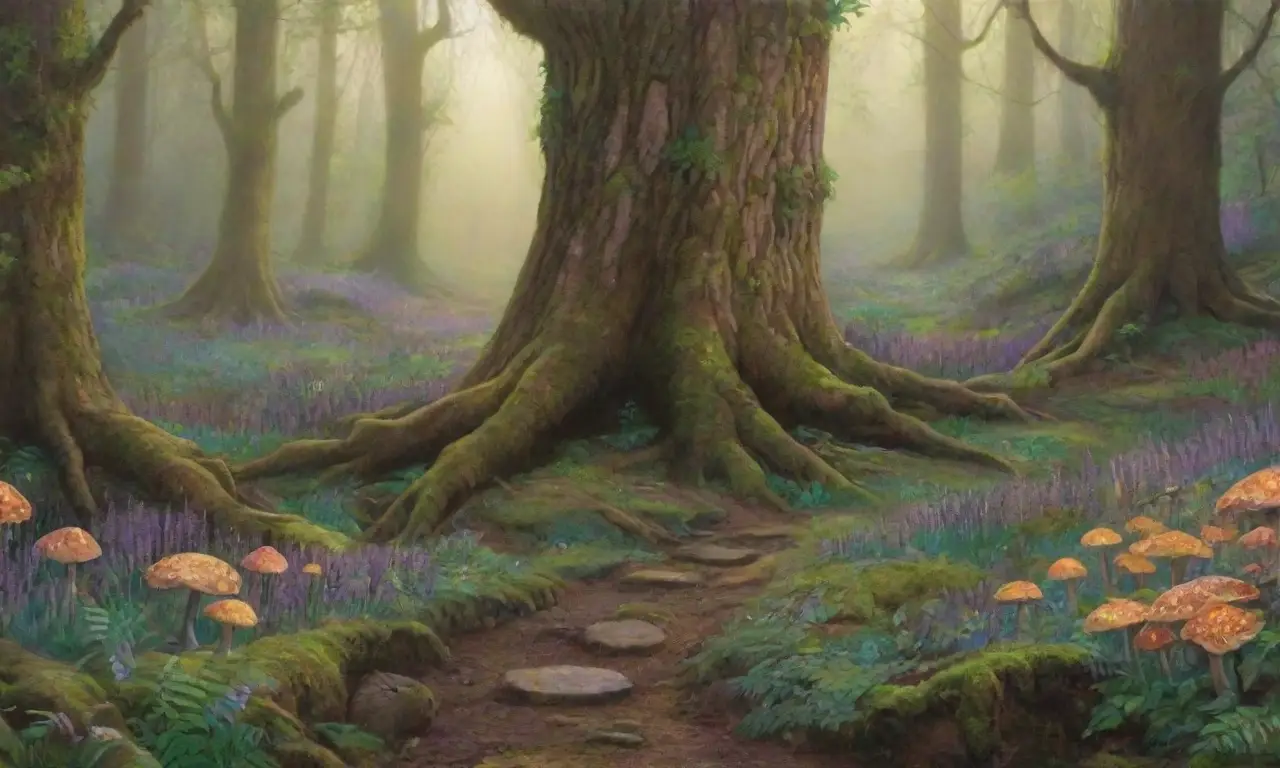 Un bosque esmeralda lleno de vida, misterio y leyendas