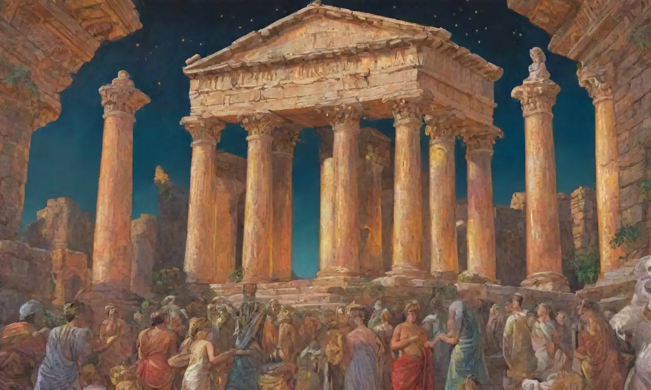 Colores vibrantes, ruinas antiguas y mitología en narrativas cinematográficas