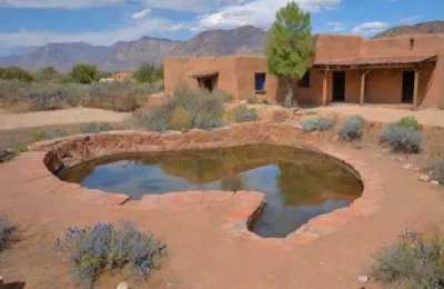 Pueblos antiguos en paisajes áridos