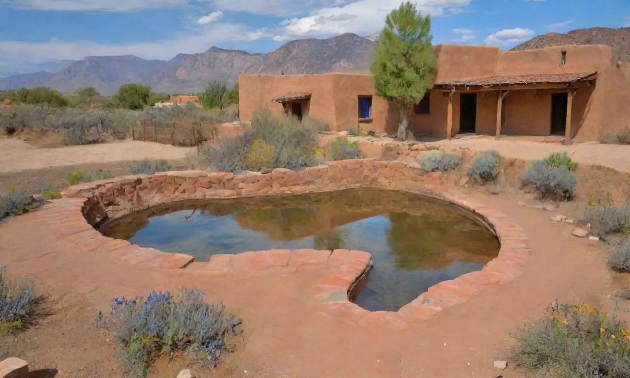 Pueblos antiguos en paisajes áridos