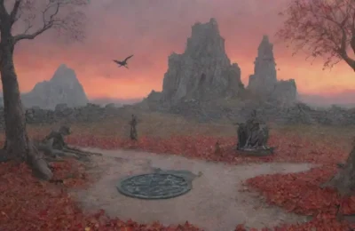 Un paisaje sombrío y melancólico evoca la historia de una civilización perdida