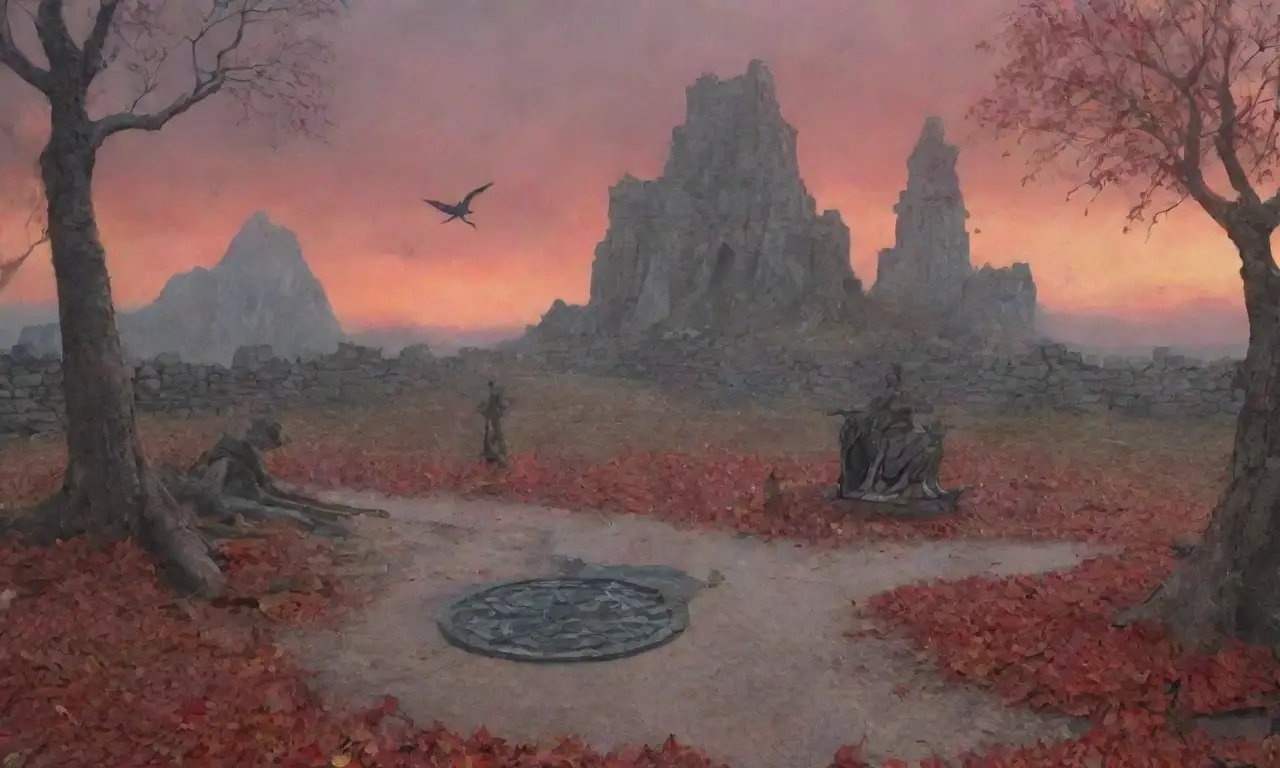 Un paisaje sombrío y melancólico evoca la historia de una civilización perdida
