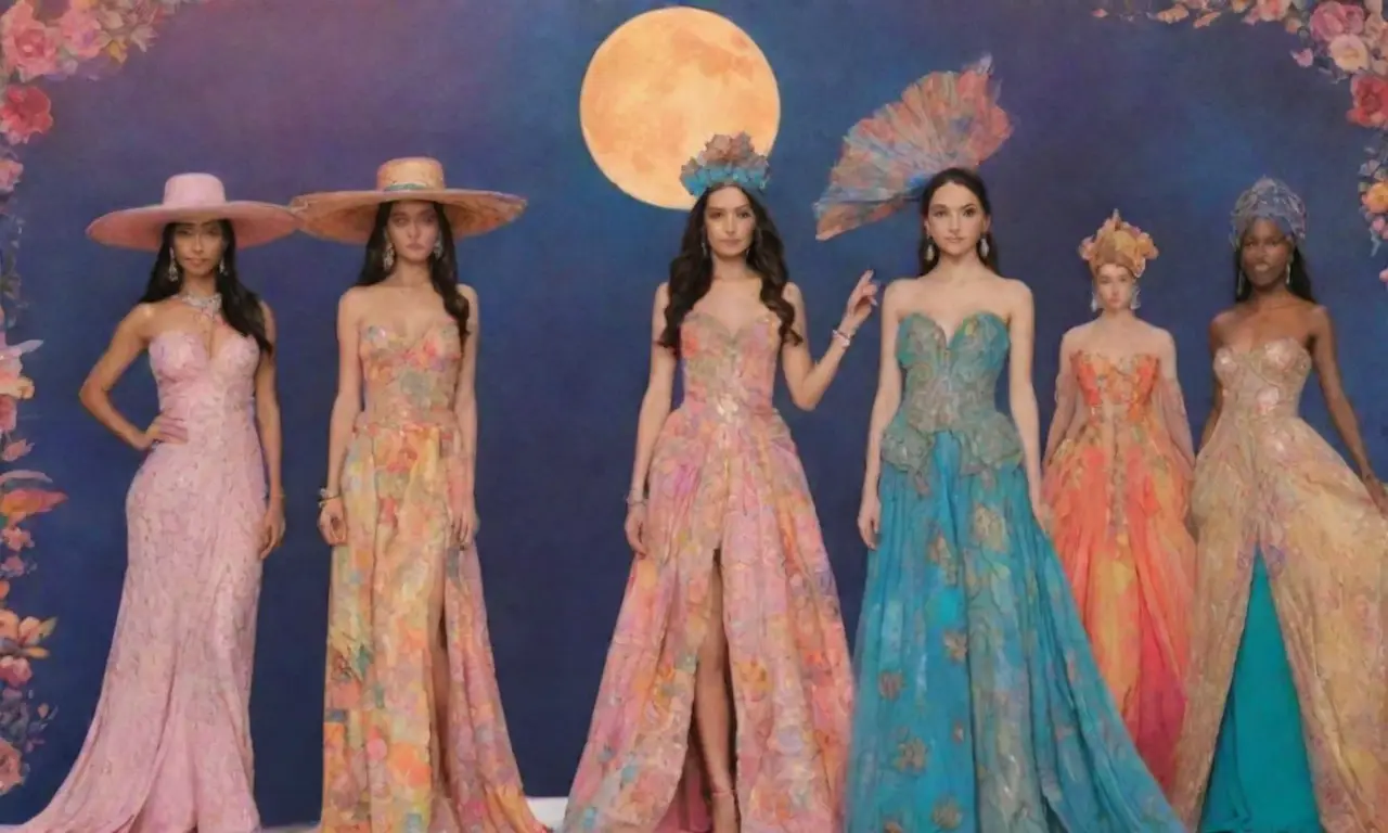 Moda vibrante y etérea inspirada en mitos antiguos y paisajes de ensueño