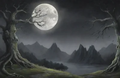 Un paisaje tenebroso y etéreo
