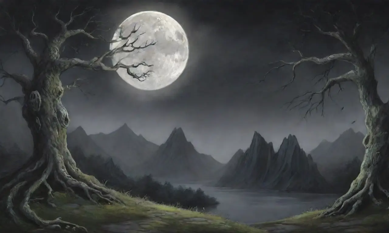 Un paisaje tenebroso y etéreo