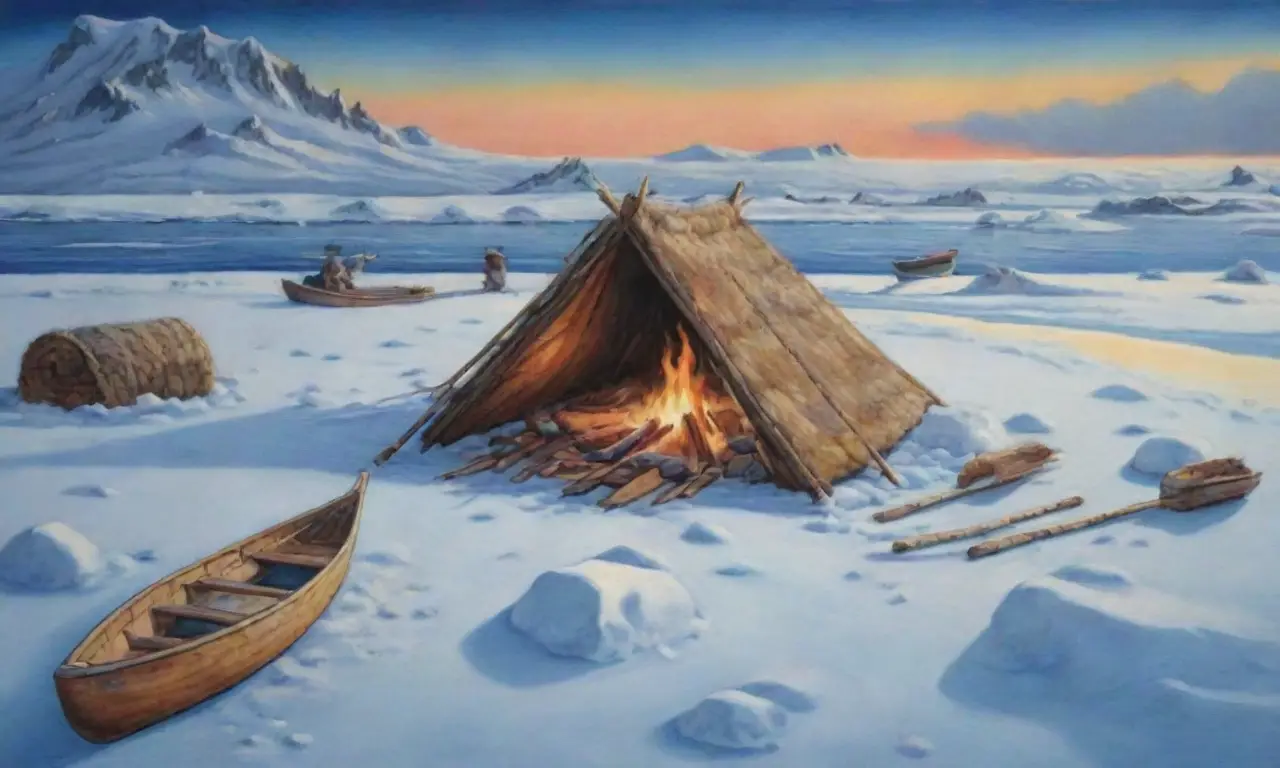 Paisajes nevados y la vida inuit en armonía con la naturaleza
