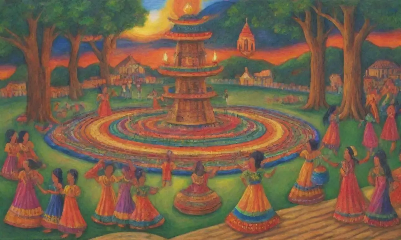 Una celebración vibrante de la cultura y la naturaleza, llena de colores, tradiciones y comunidad