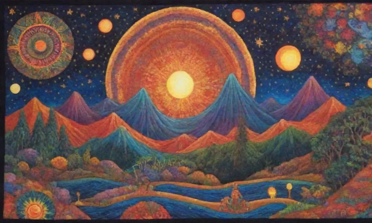 Un mosaico de cuerpos celestiales