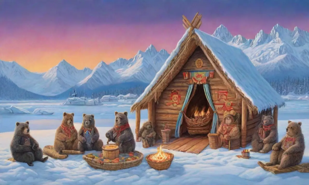 Paisajes inuit vibrantes que reflejan una rica herencia cultural