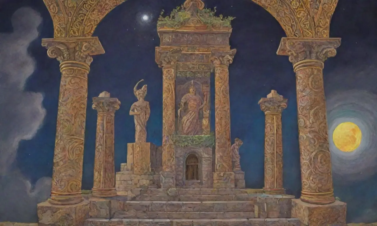 Un mosaico de mitología y cine se entrelaza en un vibrante escenario