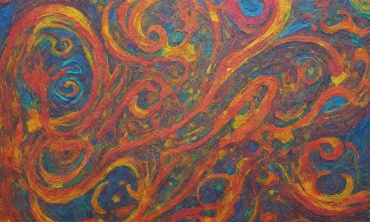 Un caleidoscopio de culturas y mitos se entrelaza en vibrantes colores y formas