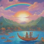 Los héroes y sus aventuras en la mitología polinesia.