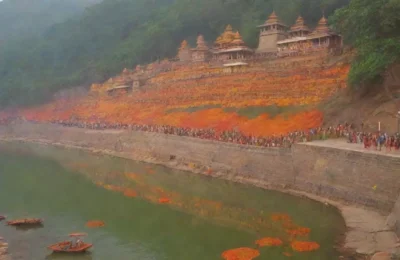 Un vibrante paisaje espiritual junto al sagrado Ganges