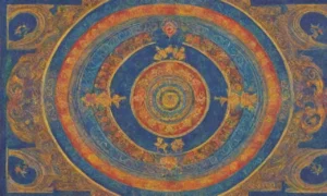 Colores vibrantes y patrones intrincados crean una atmósfera de paz y espiritualidad