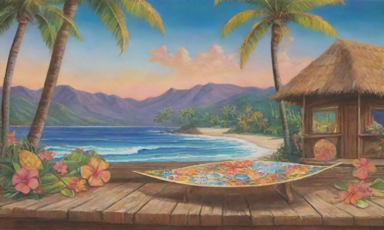 Un paraíso tropical lleno de flores