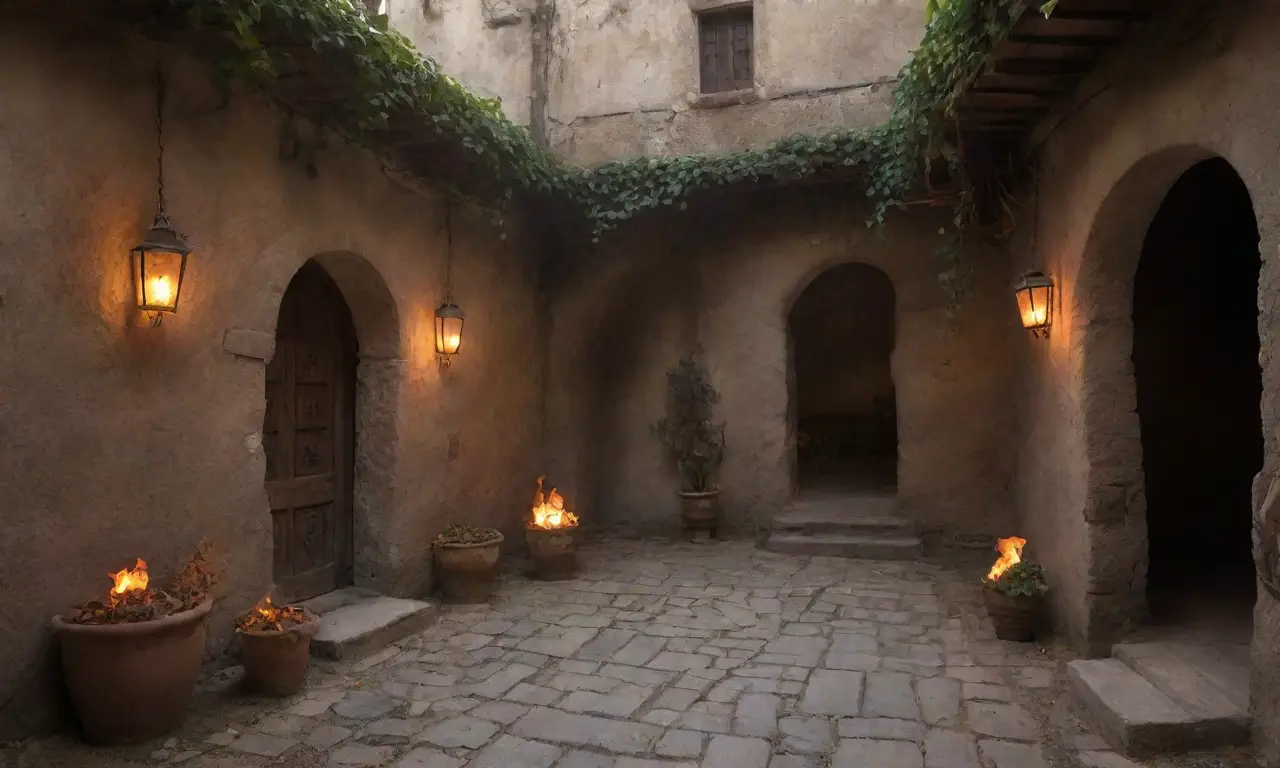 Calles romanas antiguas llenas de historia y misterio
