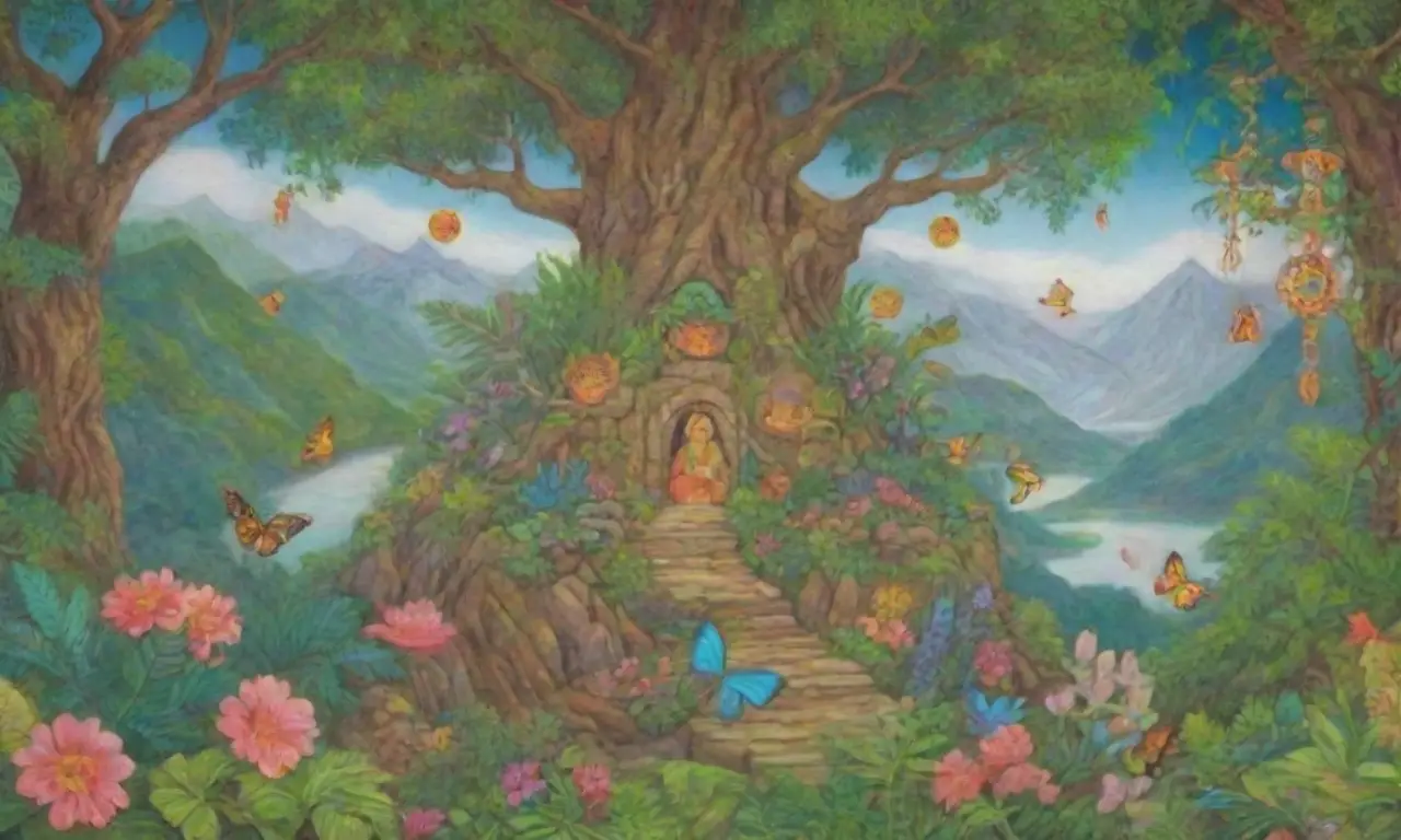 Un paisaje vibrante de naturaleza